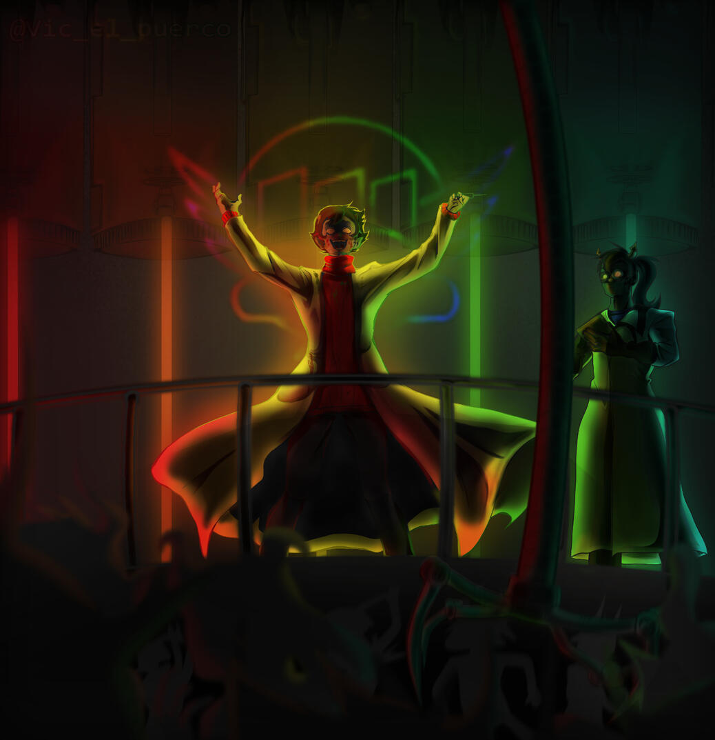 Fullbody full color + background